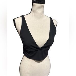 PrAna Black Longline‎ Sports Bra – Size Small